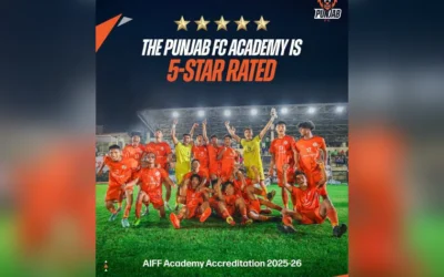 Punjab FC Receives 5-Star Rating in AIFF’s Annual Academy Accreditation Programme